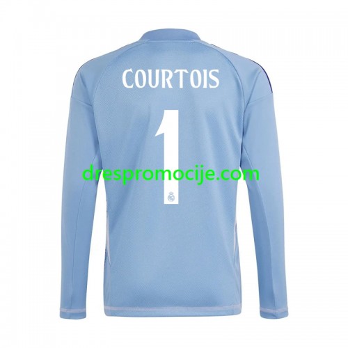 Real Madrid Thibaut Courtois 1 Dres Golmanski Domaći 2024/2025 Dugim Rukavima Real Madrid Thibaut Courtois 1 Dres Golmanski Domaći 2024/2025 Dugim Rukavima